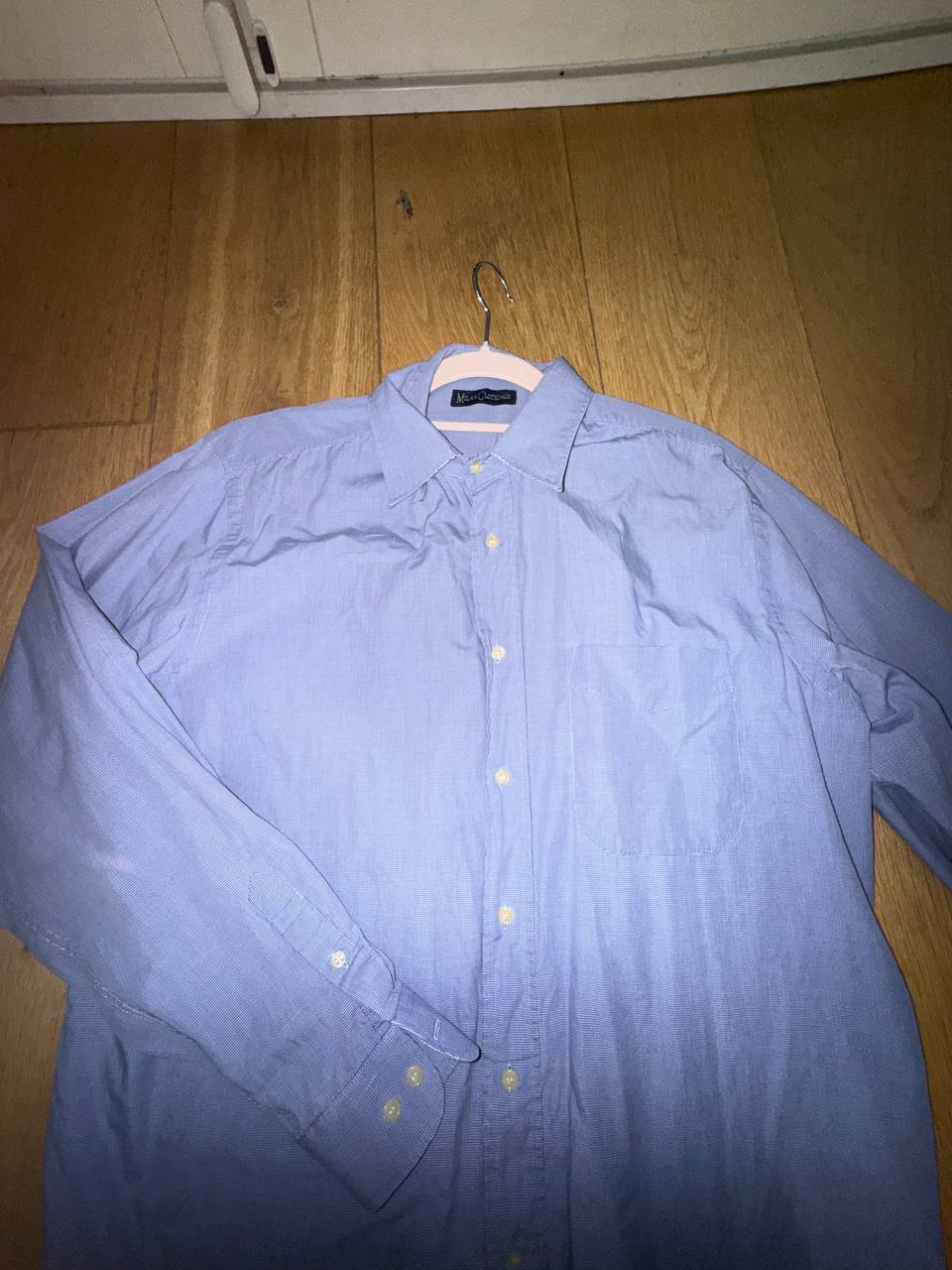 Milan Clothings sinine triiksärk, suurus M/L